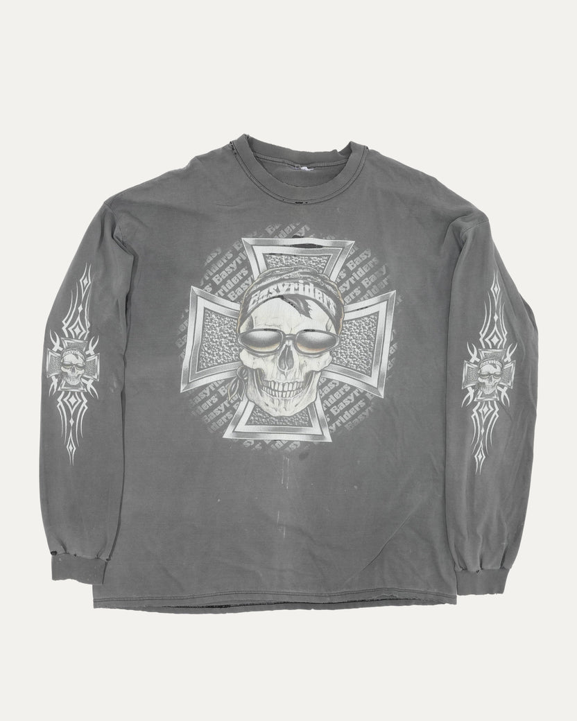 Easyriders Skull Long Sleeve T-Shirt