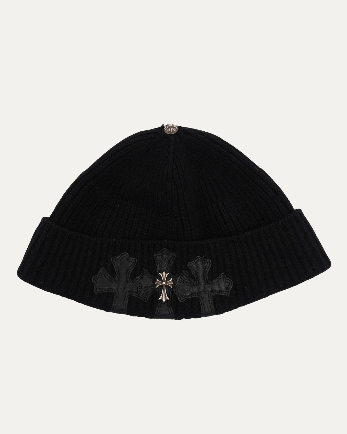Cross Embellished Bait & Tackle Beanie