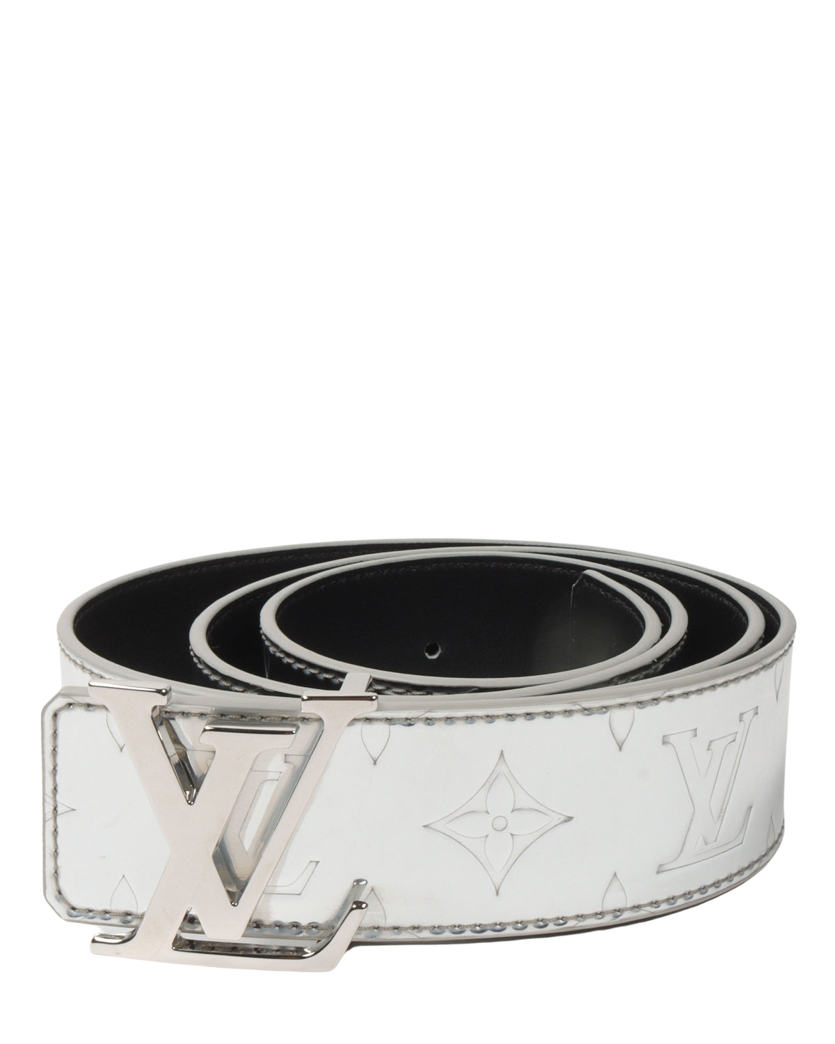 Metallic Monogram Belt