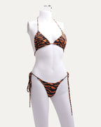 Dipped In Blue Tiger Bikini