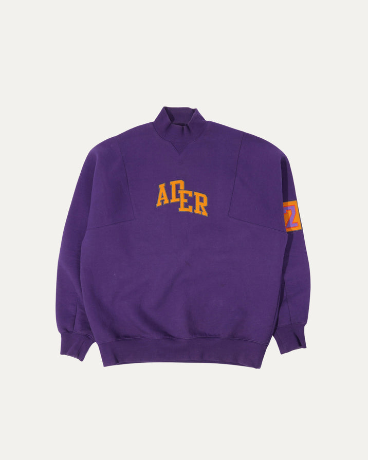 Mock Neck Logo Sweatshirt