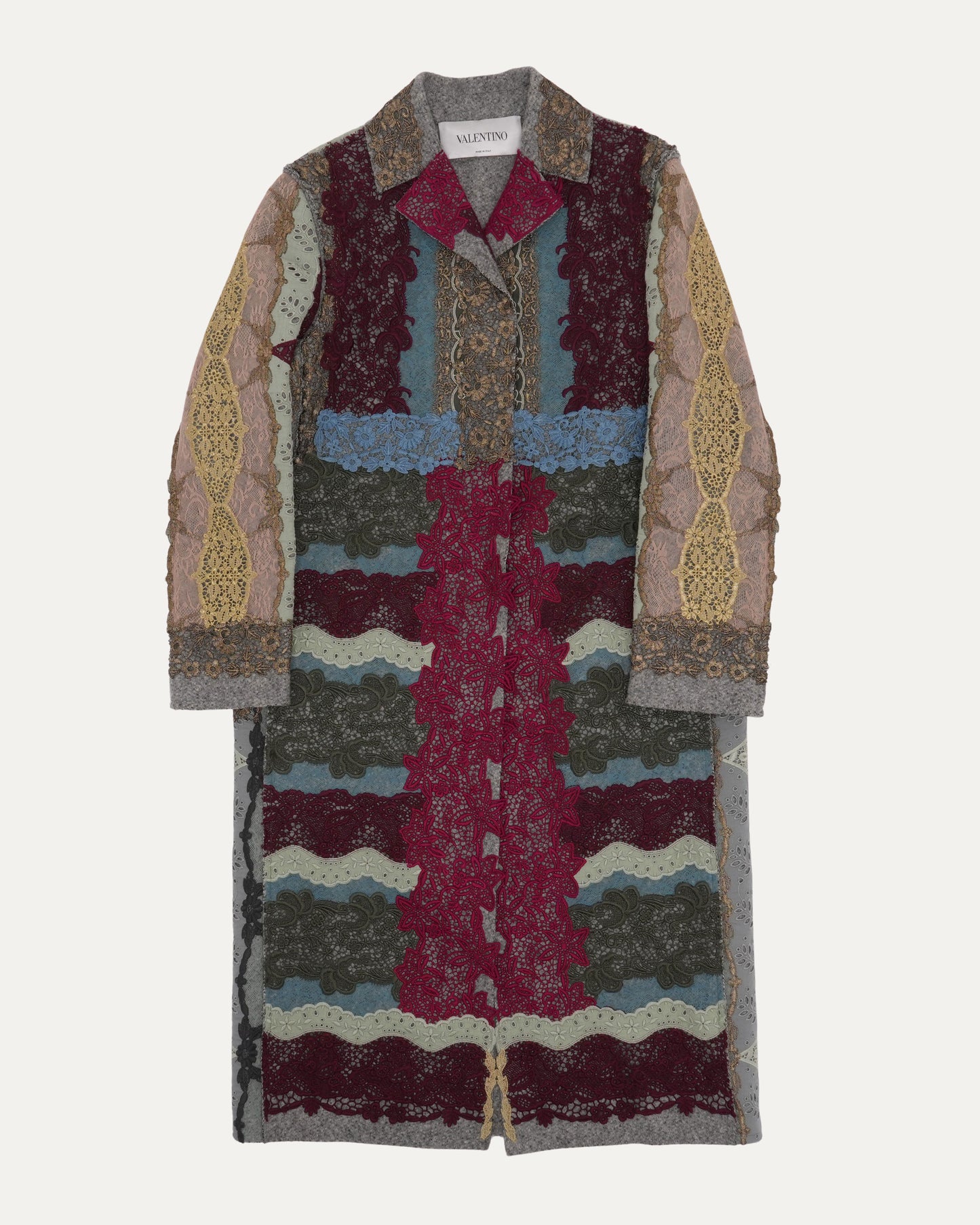 FW 2015 Runway Patchwork Coat