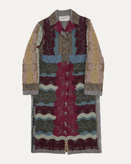 FW 2015 Runway Patchwork Coat