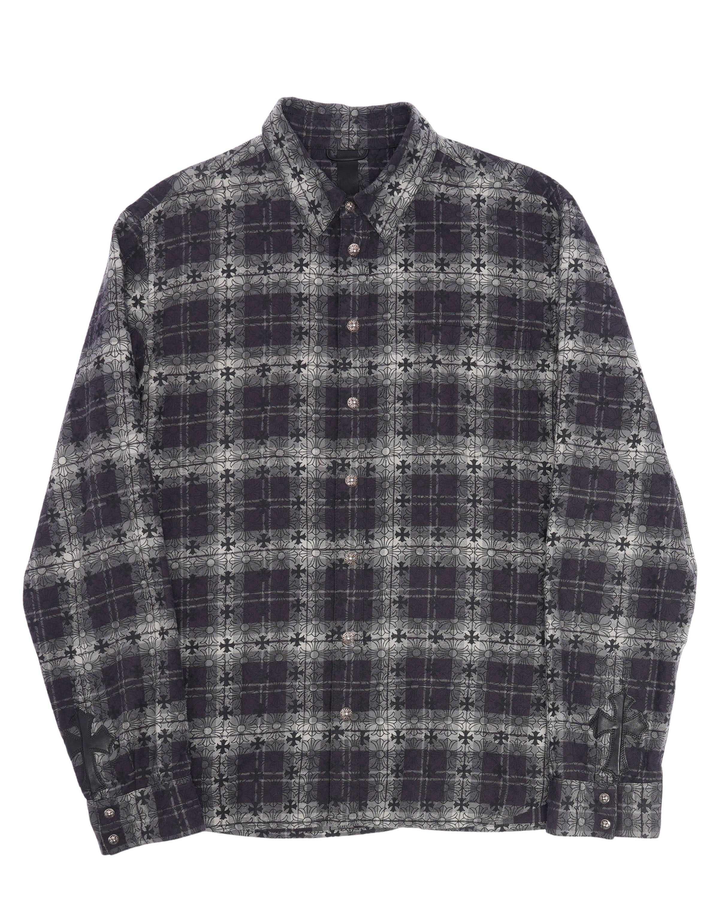 Cross Patch Flannel Shirt