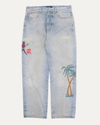 Sinners Embroidered Jeans