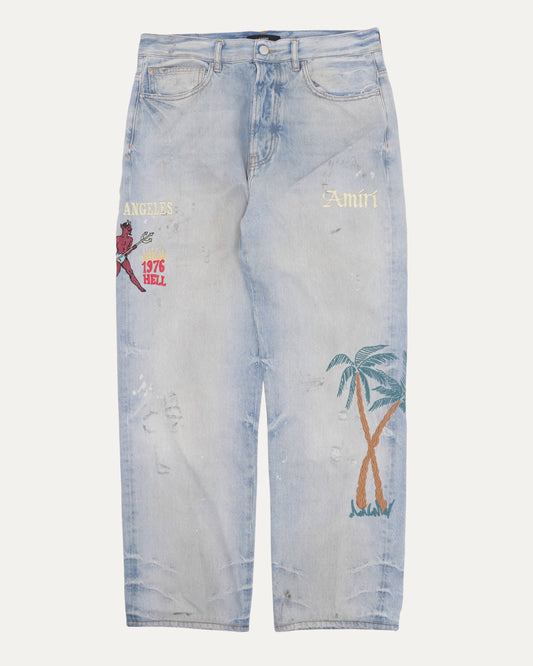 Sinners Embroidered Jeans