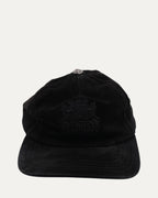 Suede Embroidered Vine Dagger Hat