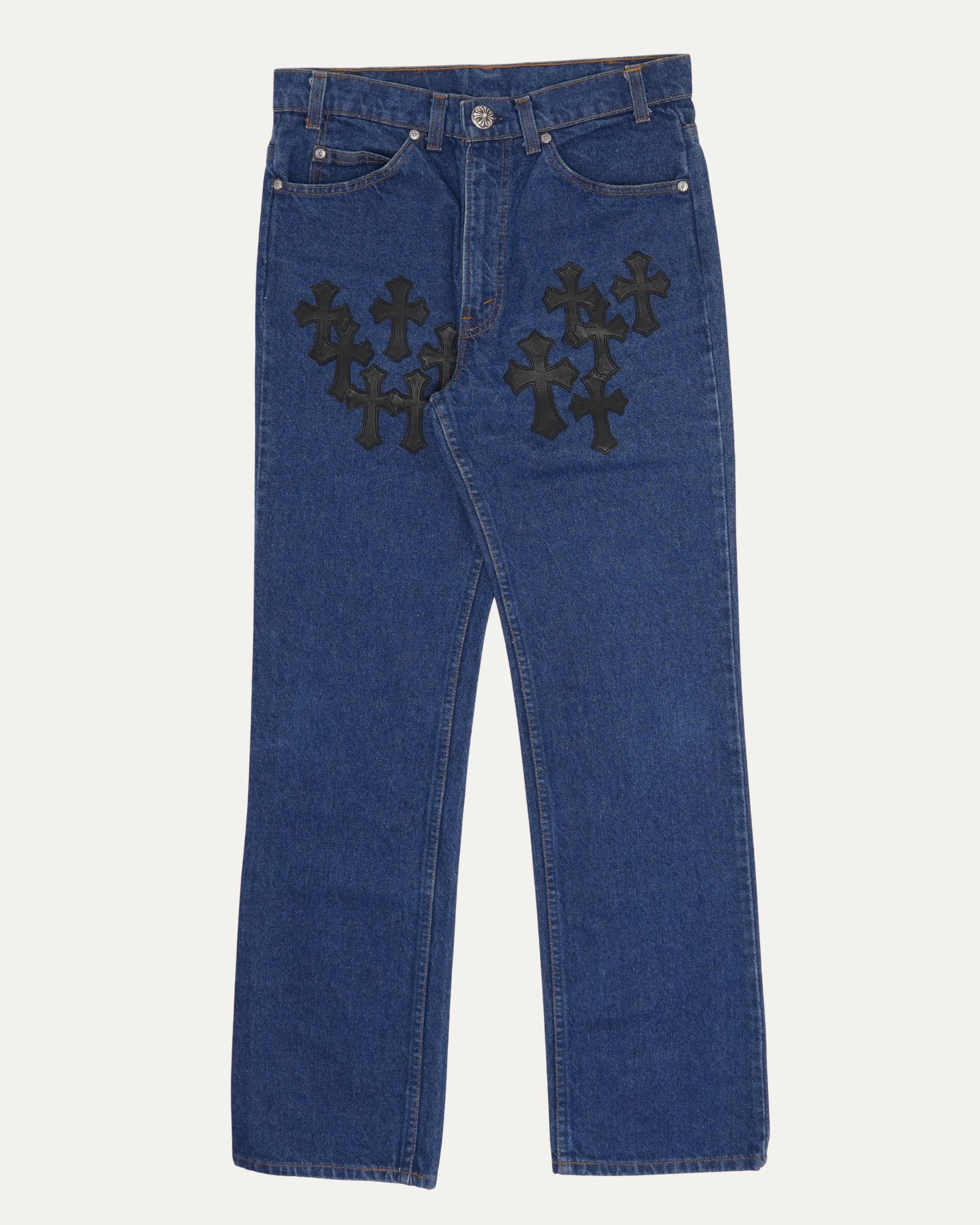 Chrome Hearts Levi's Orange Tab 517 Cross Patch Jeans – Justin Reed