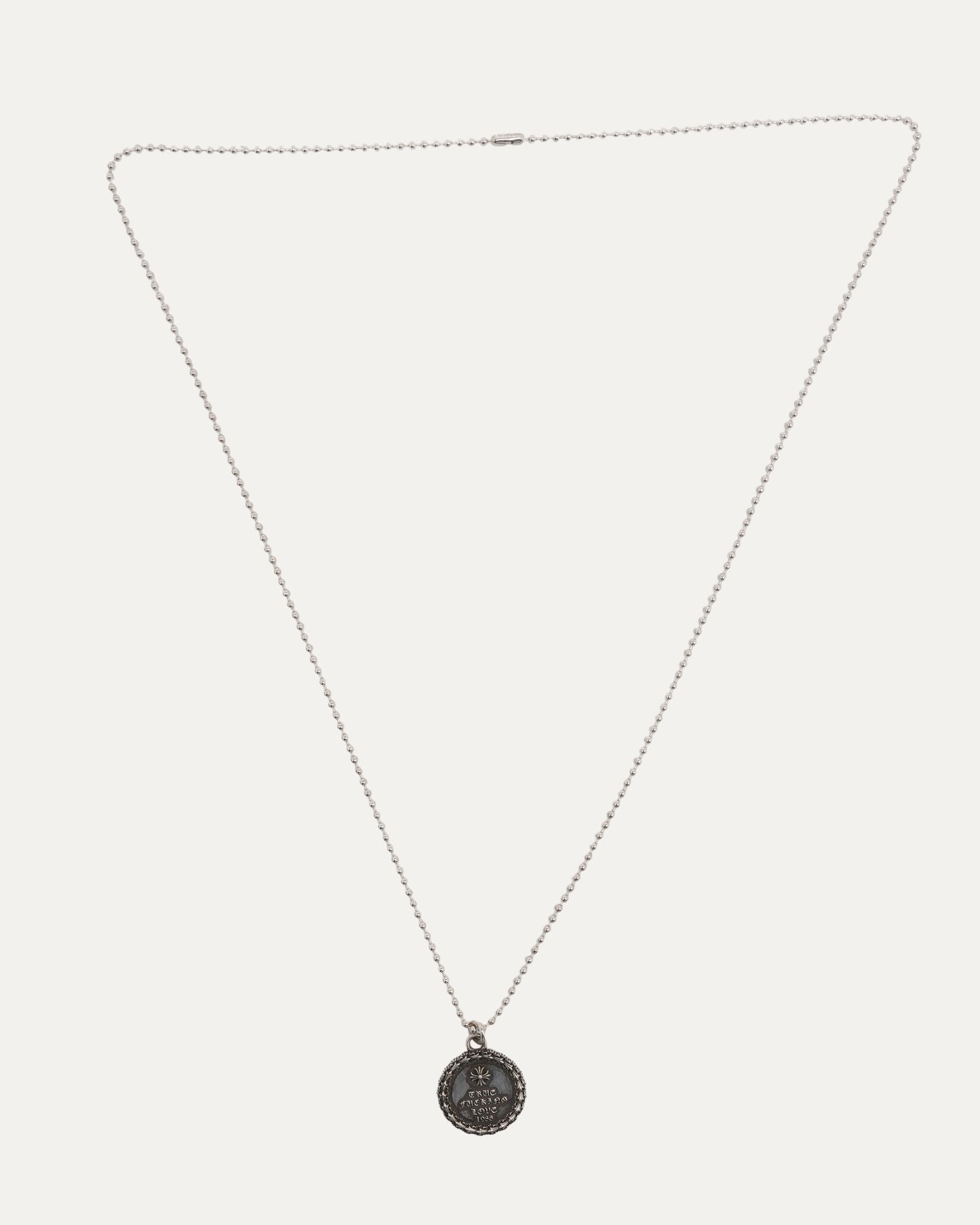 True Fucking Love Medallion Necklace