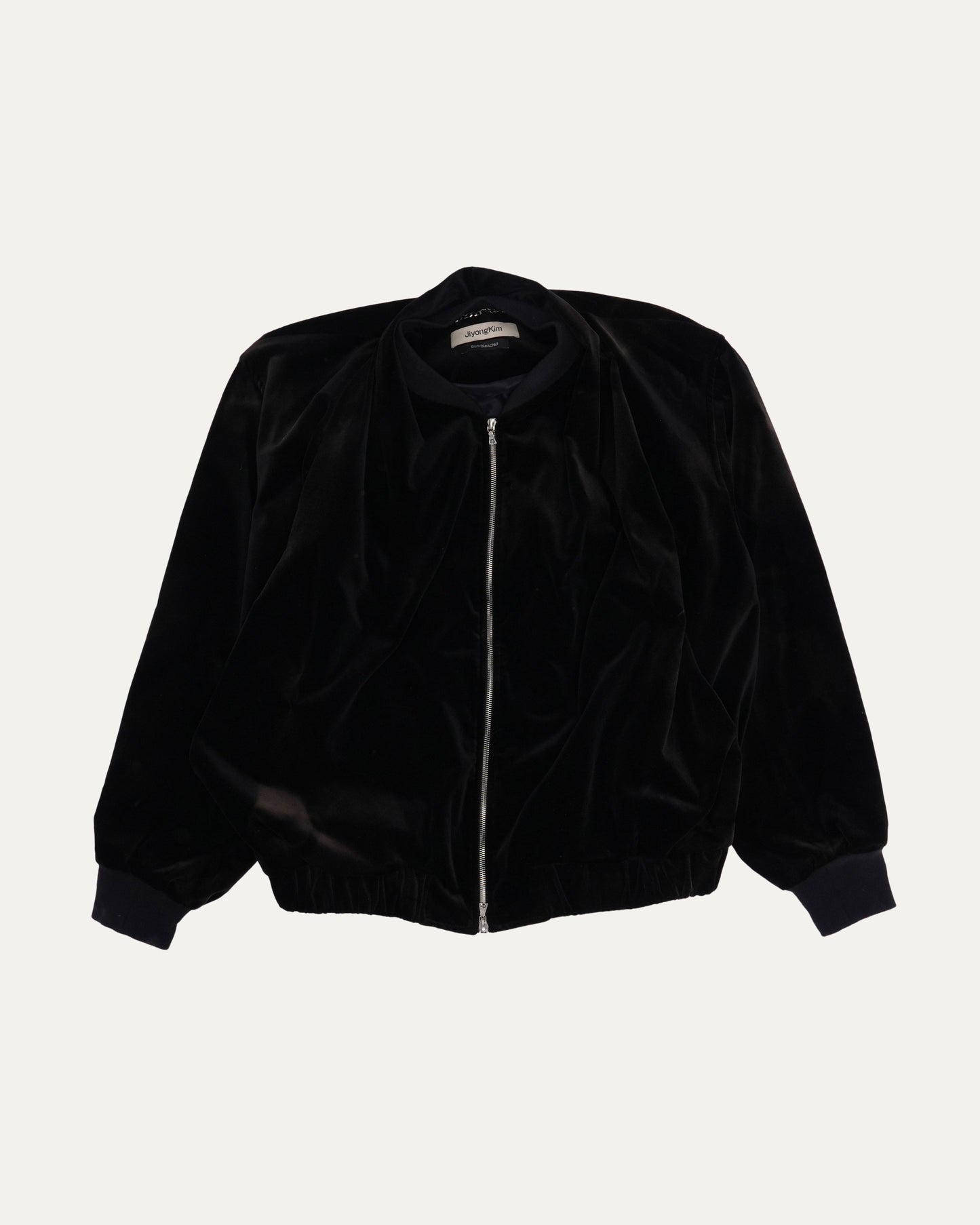 Velour Bomber Jacket