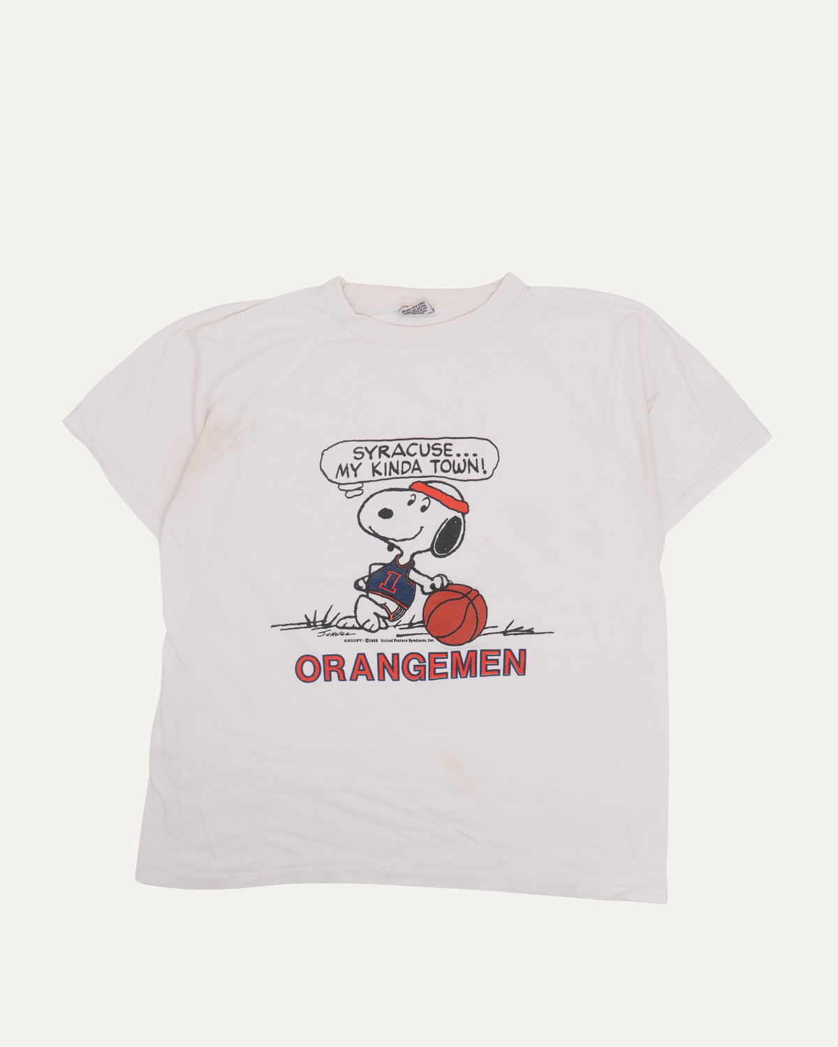 Snoopy Syracuse Raglan T-Shirt