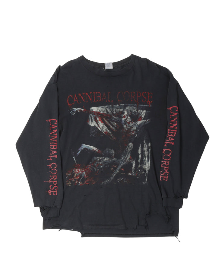 Cannibal Corpse Tomb of the Mutilated Long Sleeve Quad Print T-Shirt