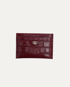 Crocodile Embossed Card Holder