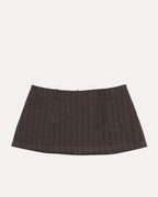 SS 2002 Pinstripe Micro Mini Skirt