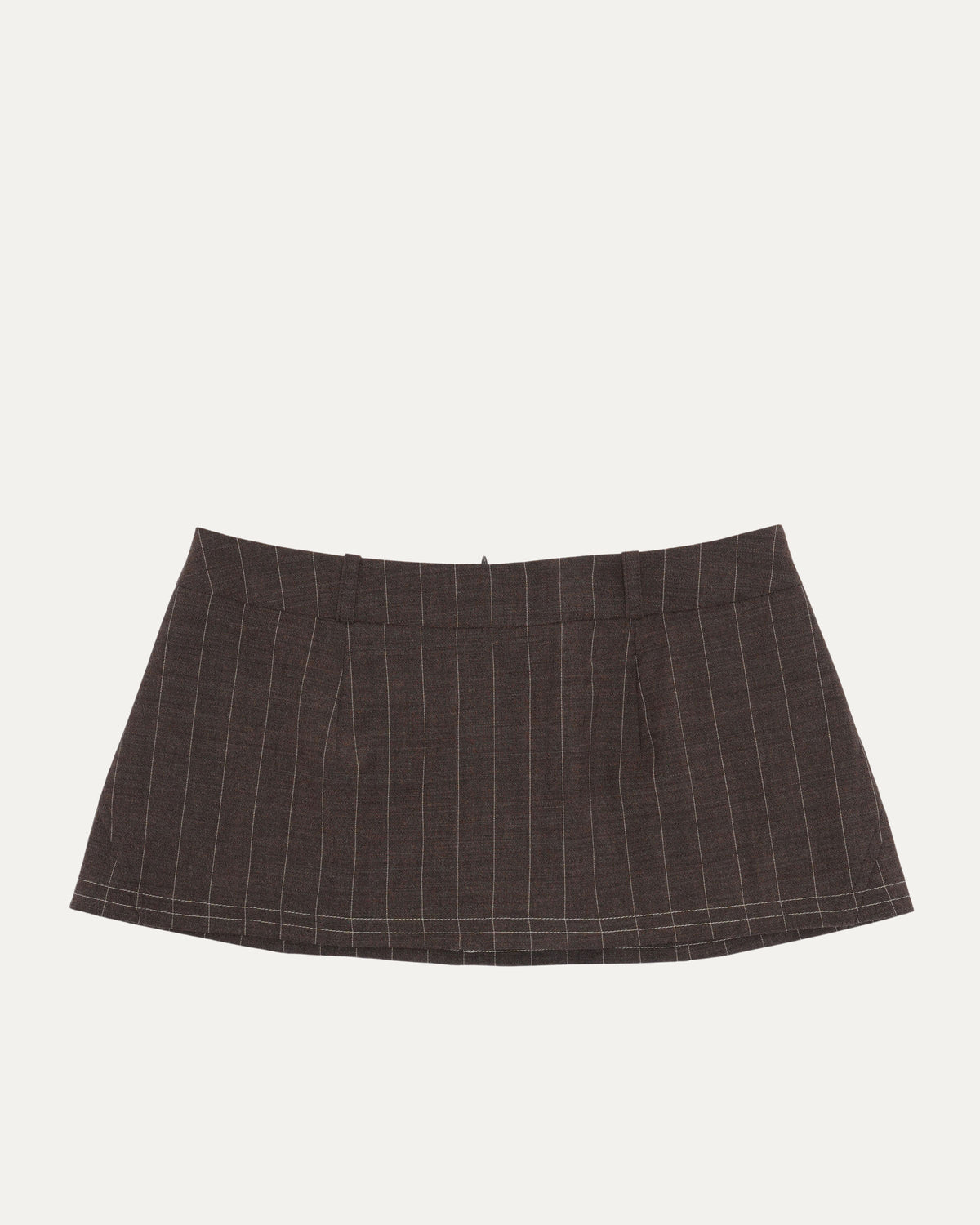SS 2002 Pinstripe Micro Mini Skirt