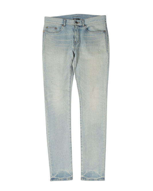 Light Wash Distressed Jeans