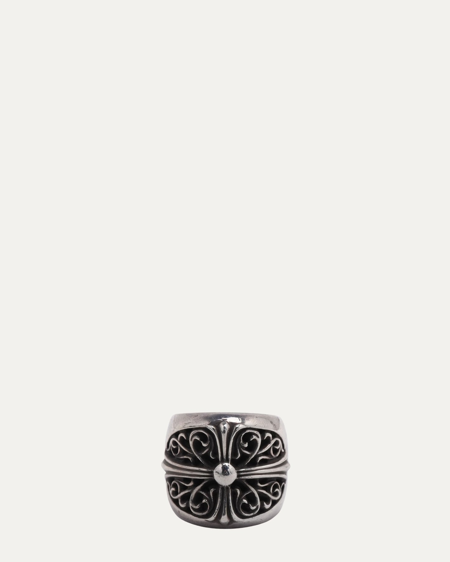 Oval Cross Ring