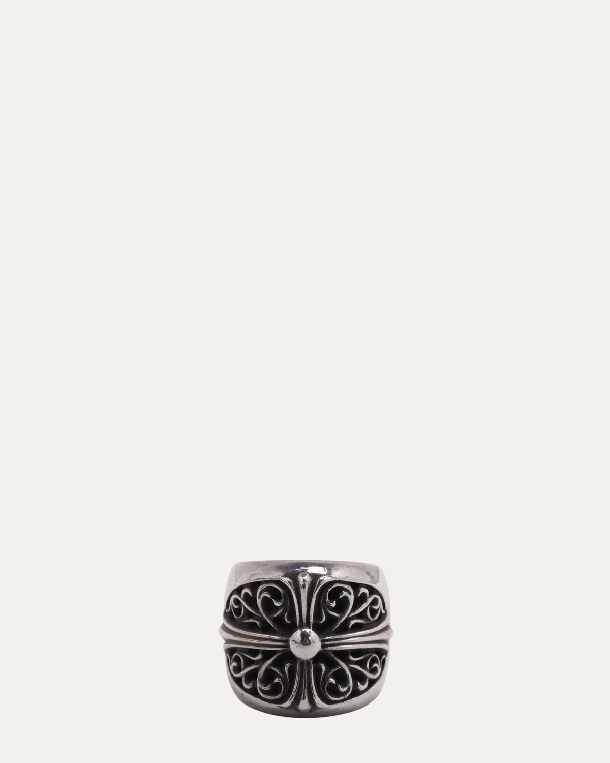 Oval Cross Ring