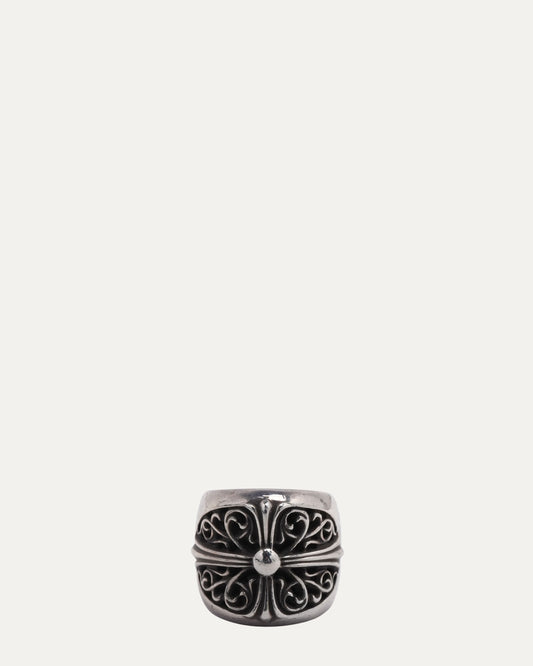 Oval Cross Ring