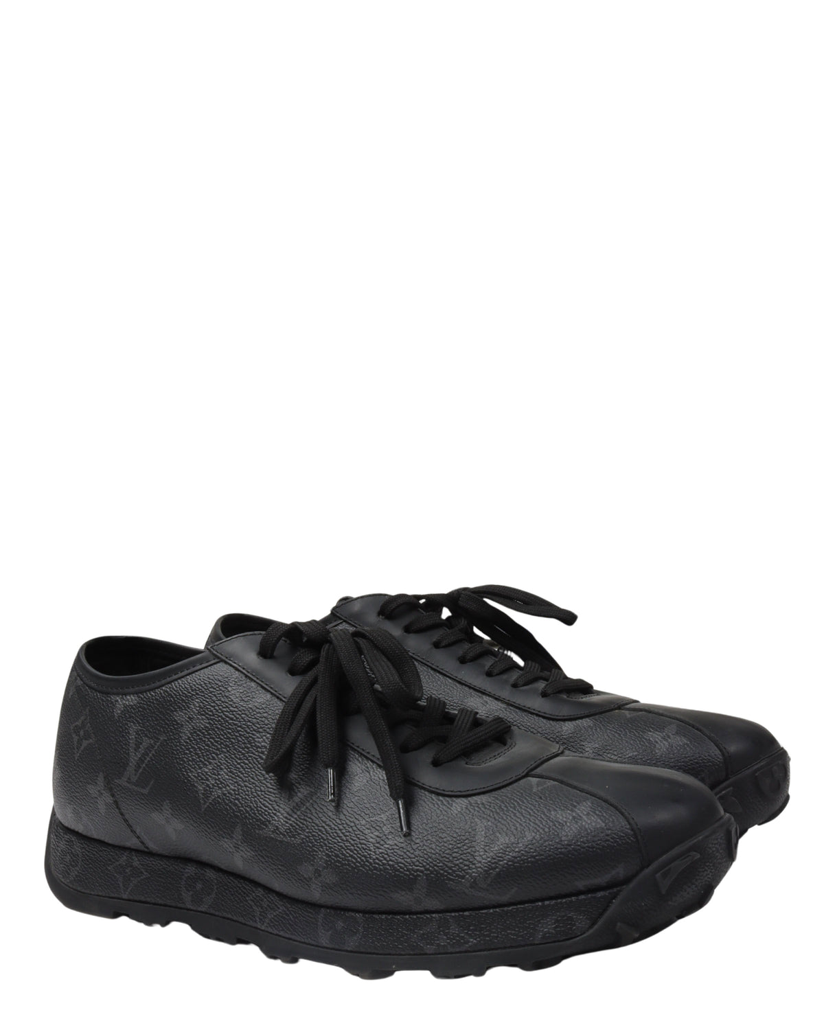 Leather Monogram Trainer