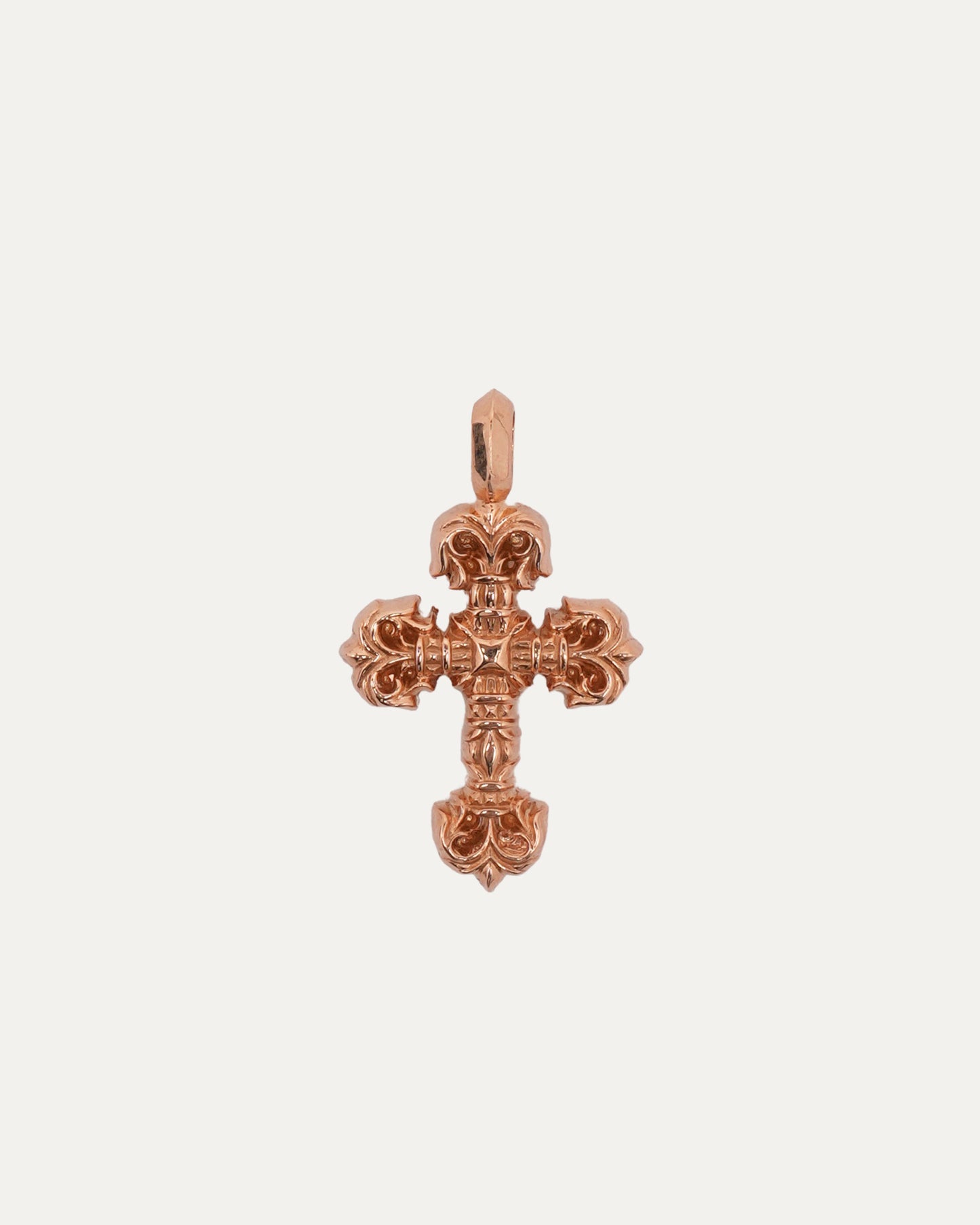 22k Gold Filigree Cross Pendant
