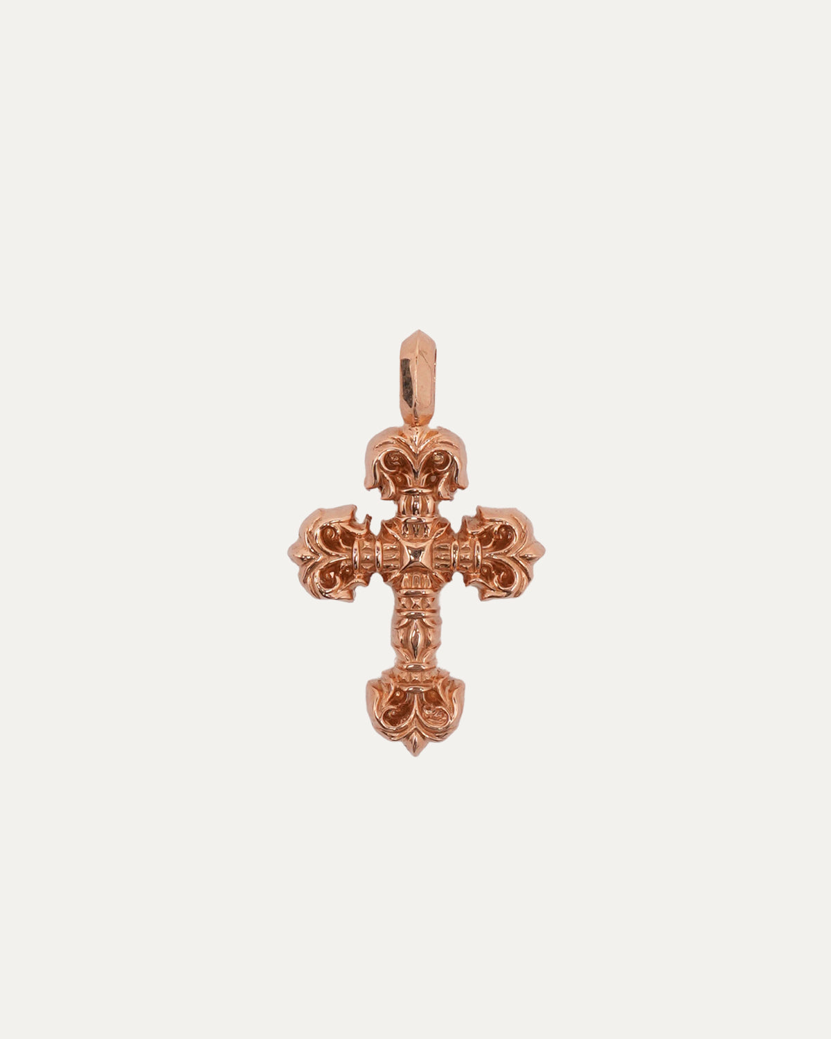 22k Gold Filigree Cross Pendant