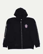 Deadly Doll Horseshoe Logo Zip Up Hoodie