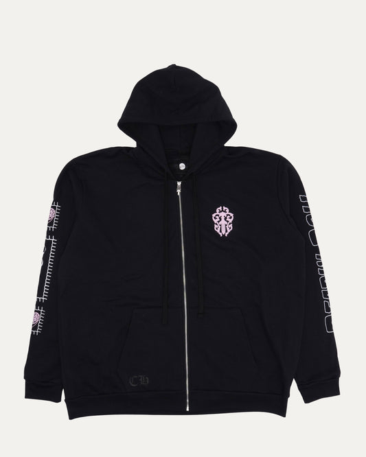 Deadly Doll Horseshoe Logo Zip Up Hoodie