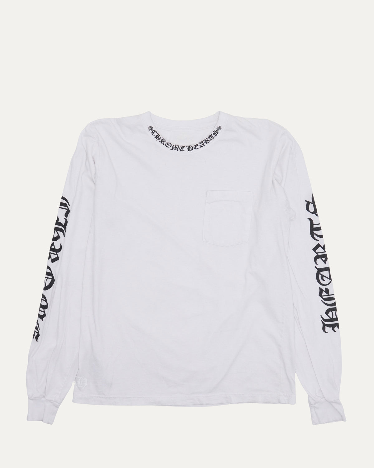 Neck Logo Long Sleeve T-Shirt
