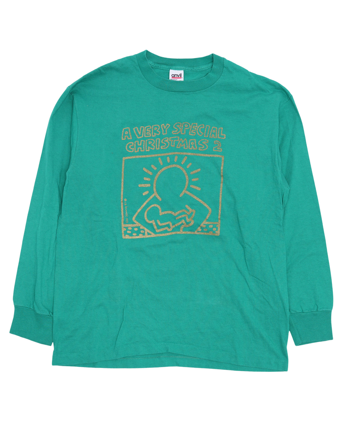 Keith Haring 'A Very Special Christmas 2' Long Sleeve T-Shirt