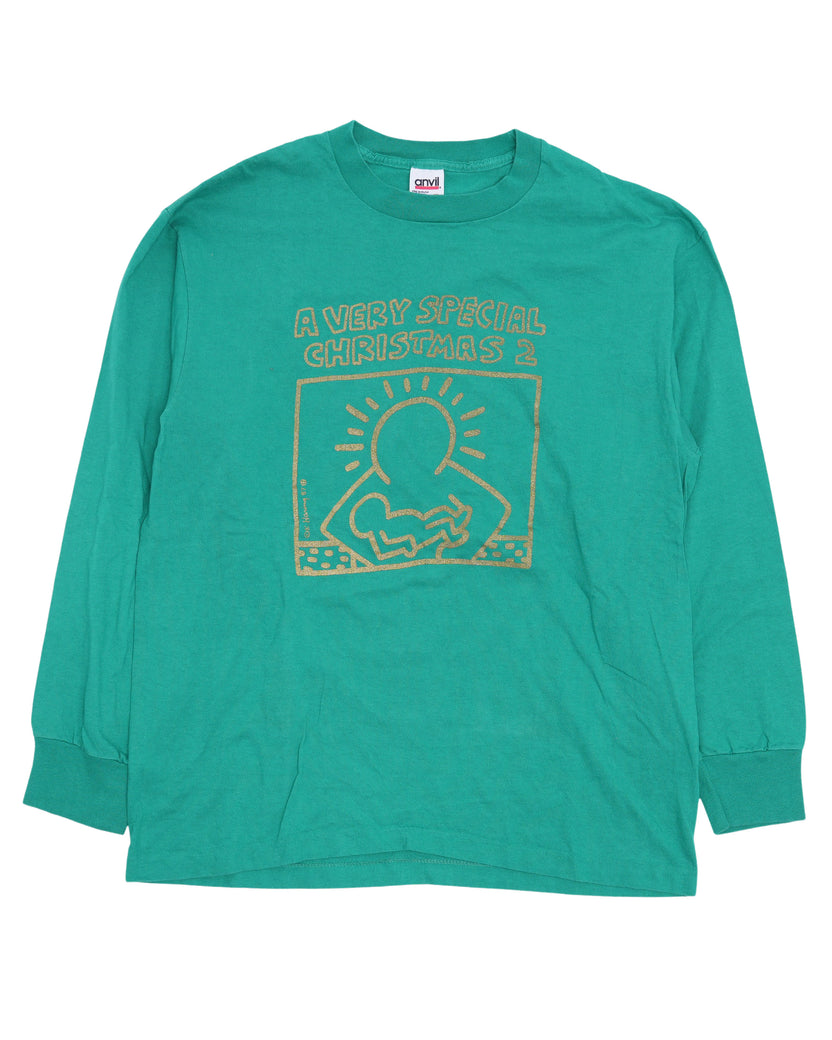 Keith Haring 'A Very Special Christmas 2' Long Sleeve T-Shirt