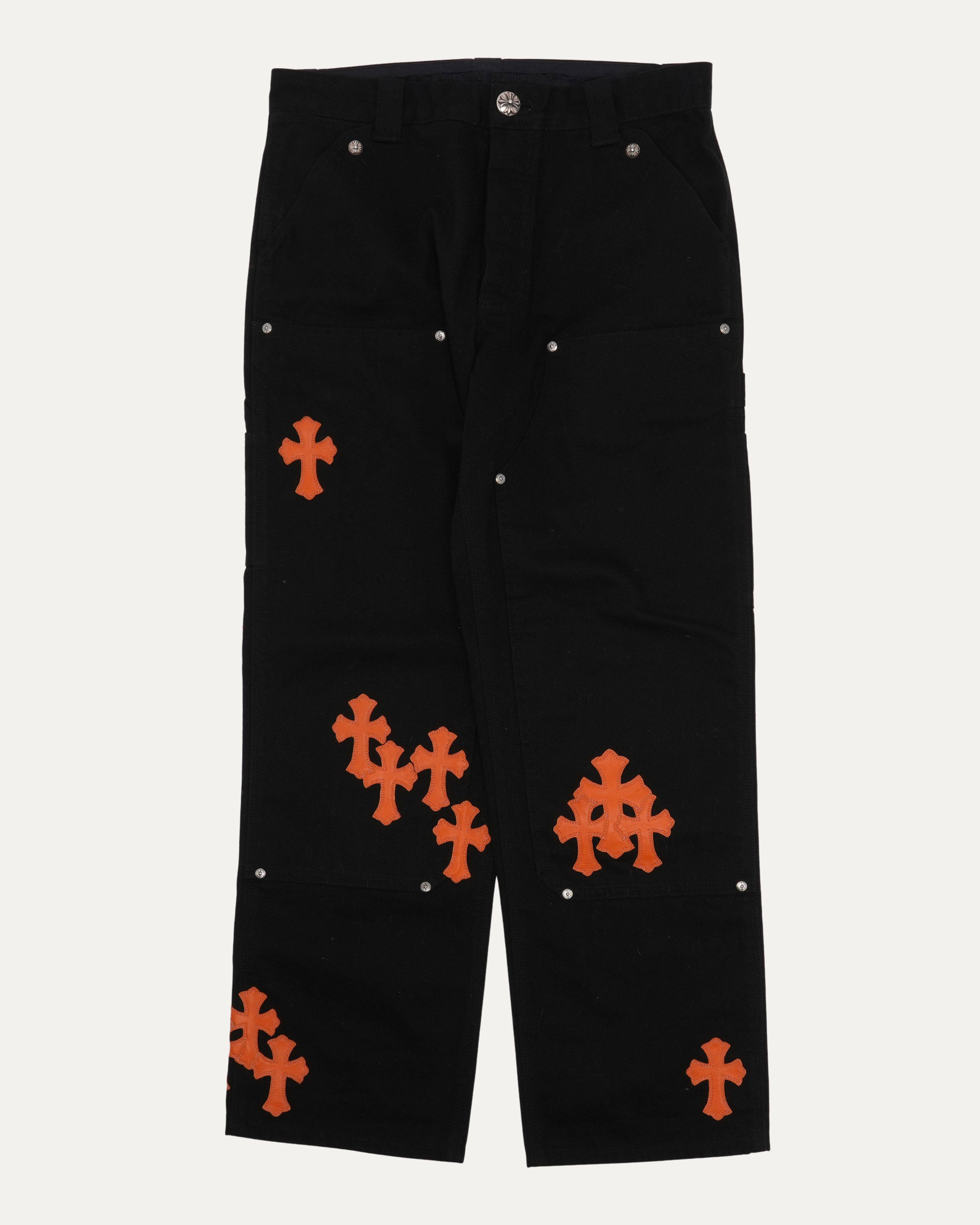Chrome Hearts Cross Patch Double Knee Carpenter Pants – Justin Reed