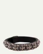 Pyramid Stud Leather Bracelet