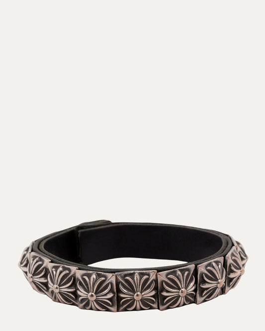 Pyramid Stud Leather Bracelet