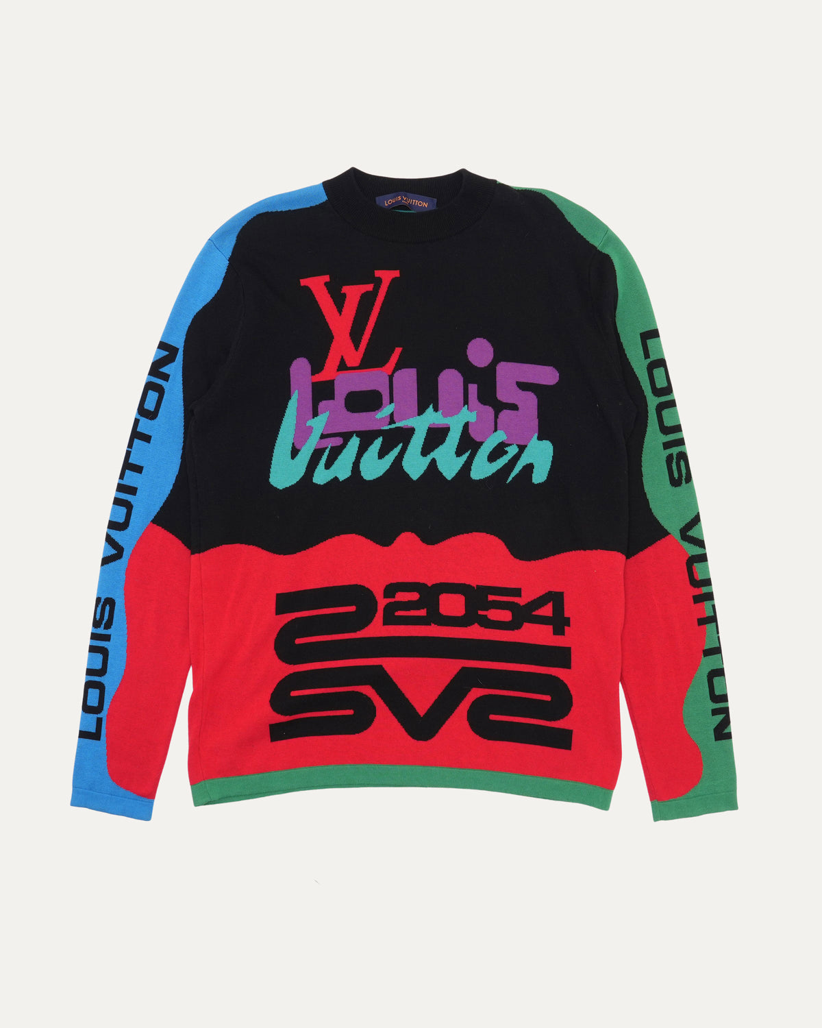 2054 Multi Logo Intarsia Knit Sweater
