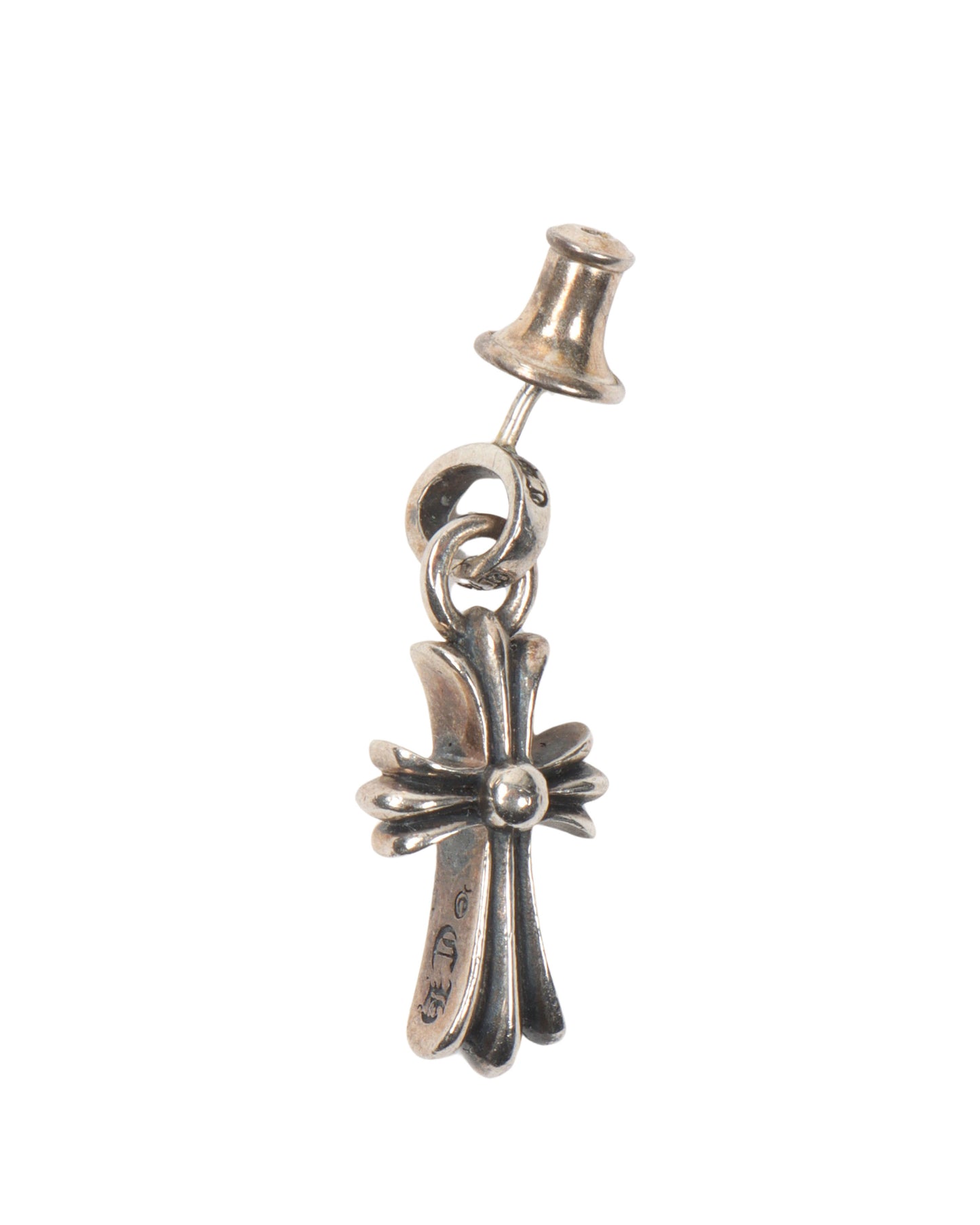 Medium Dangling Cross Earring