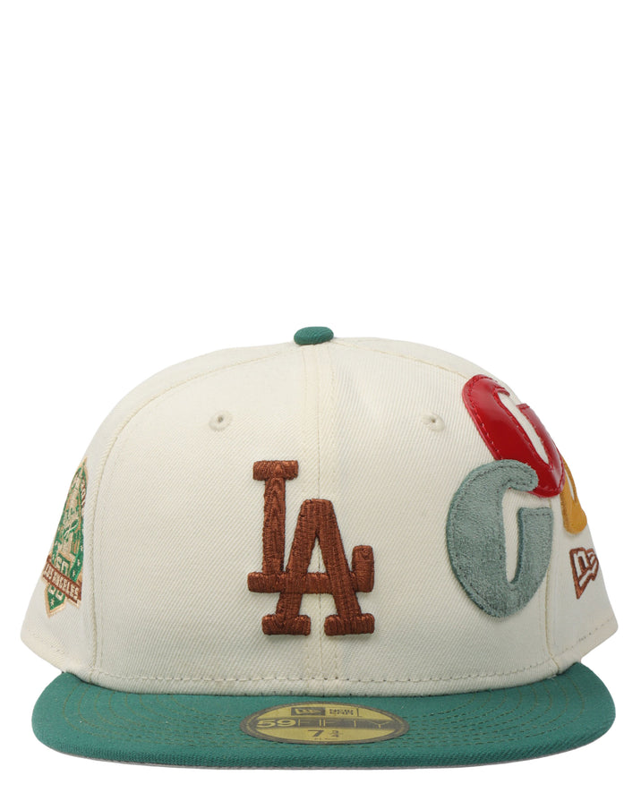 LA Dodgers G Patch Fitted Hat