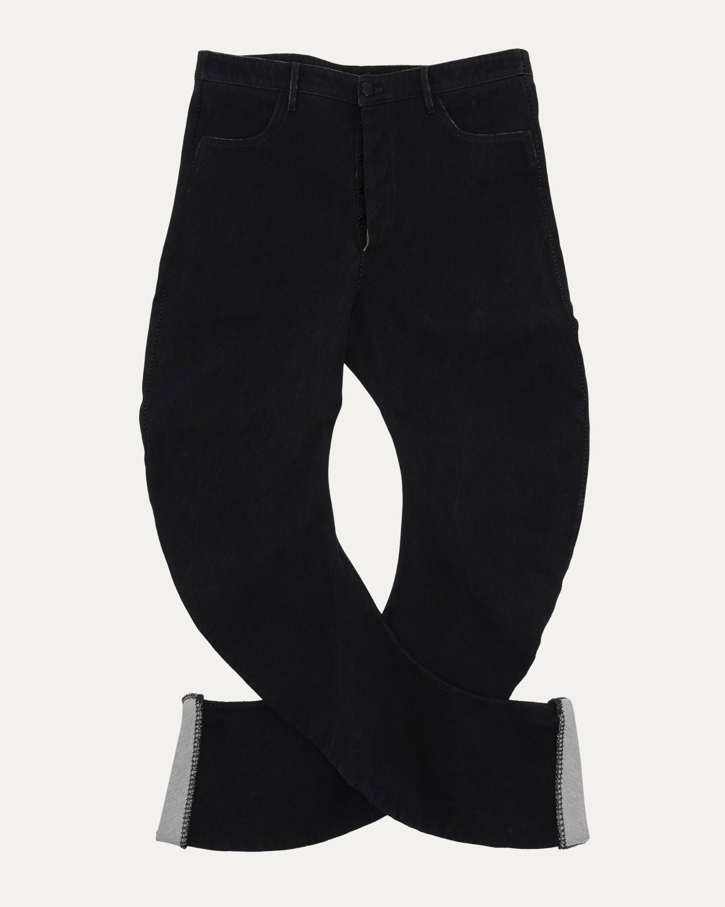 SS07 Round Cut Cotton Jeans