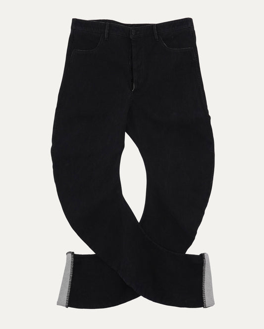 SS07 Round Cut Cotton Jeans