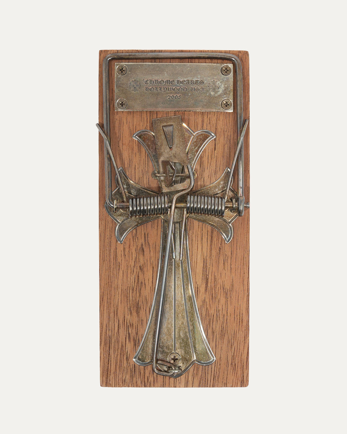 Wood & Silver Mouse Trap