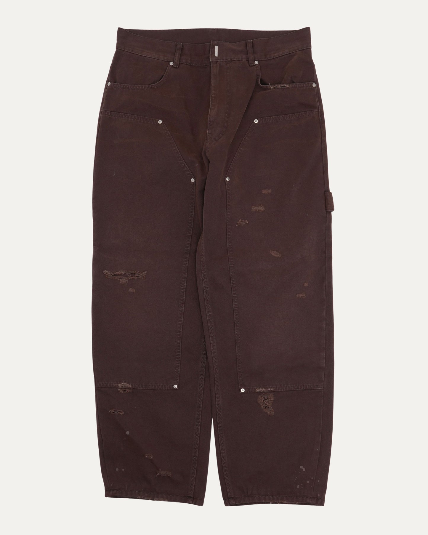 Distressed Double Knee Pants