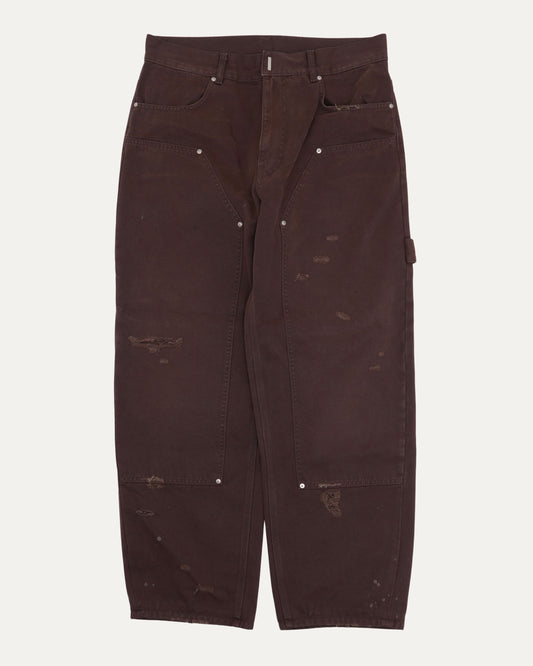 Distressed Double Knee Pants