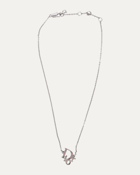 Crystal Logo Necklace