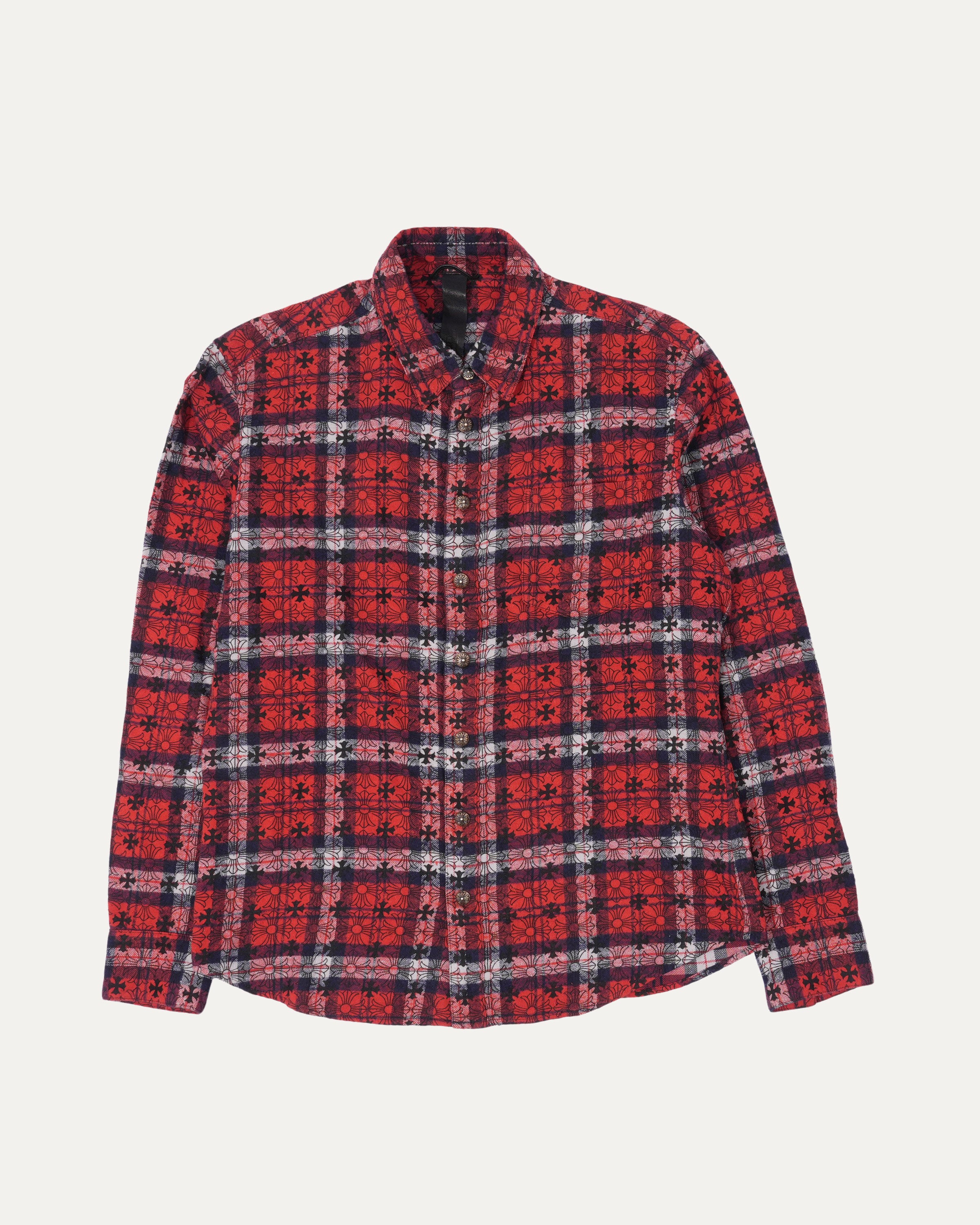 Cross Patch Flannel Shirt