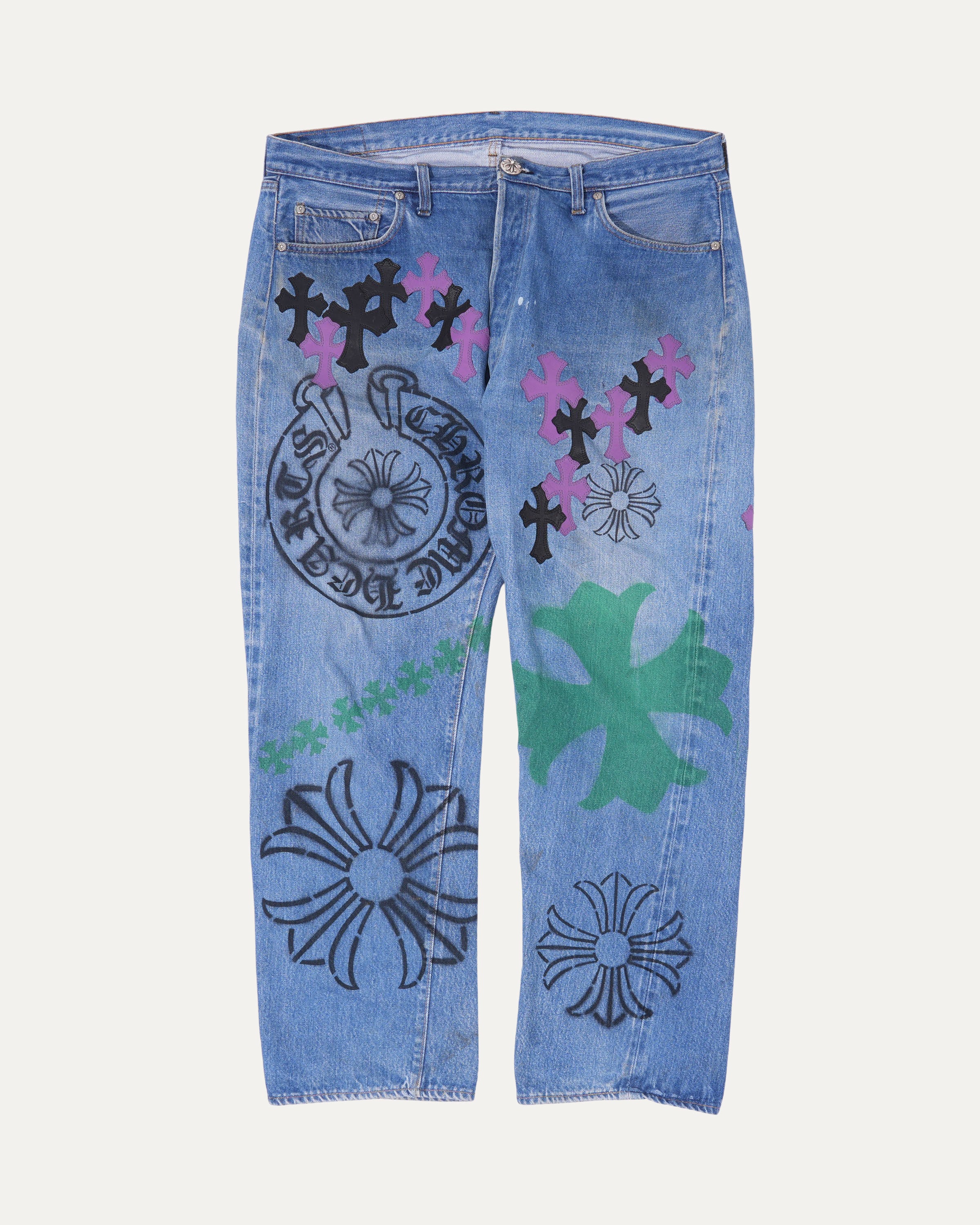 Levi's Stencil Cross Patch Jeans