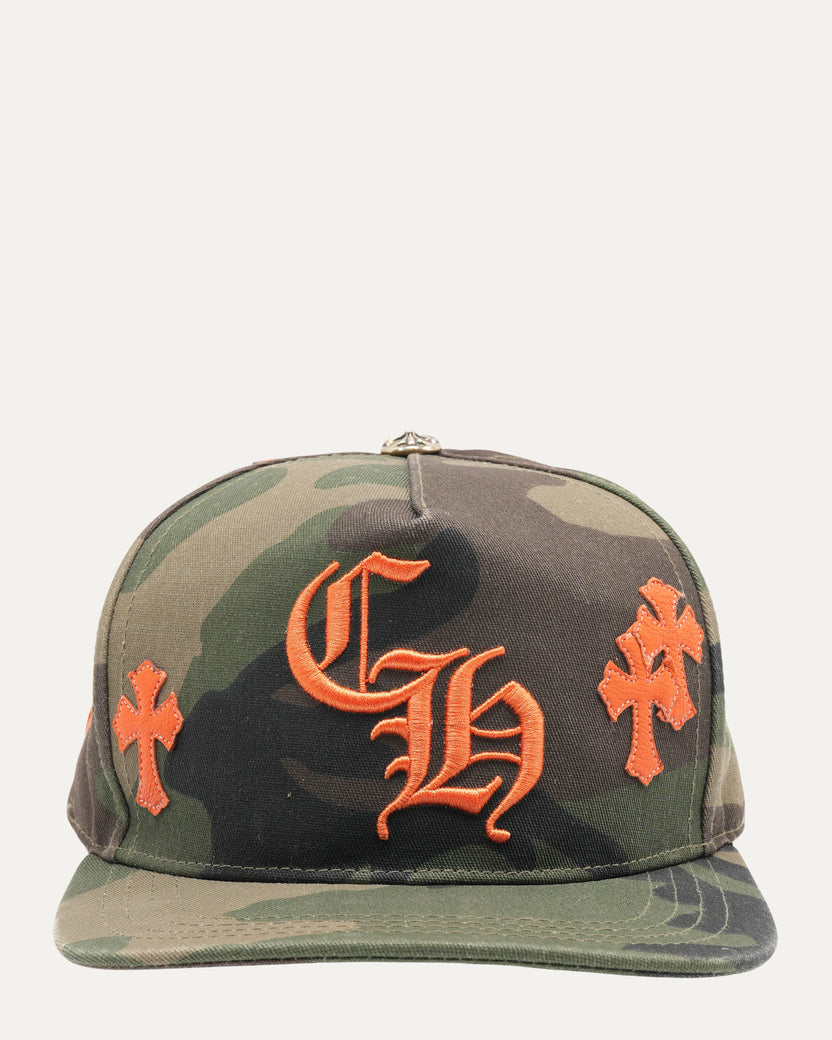 Camouflage Cross Patch Hat