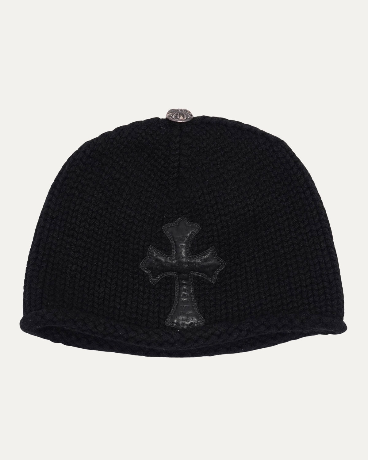 Cashmere Cross Patch Beanie
