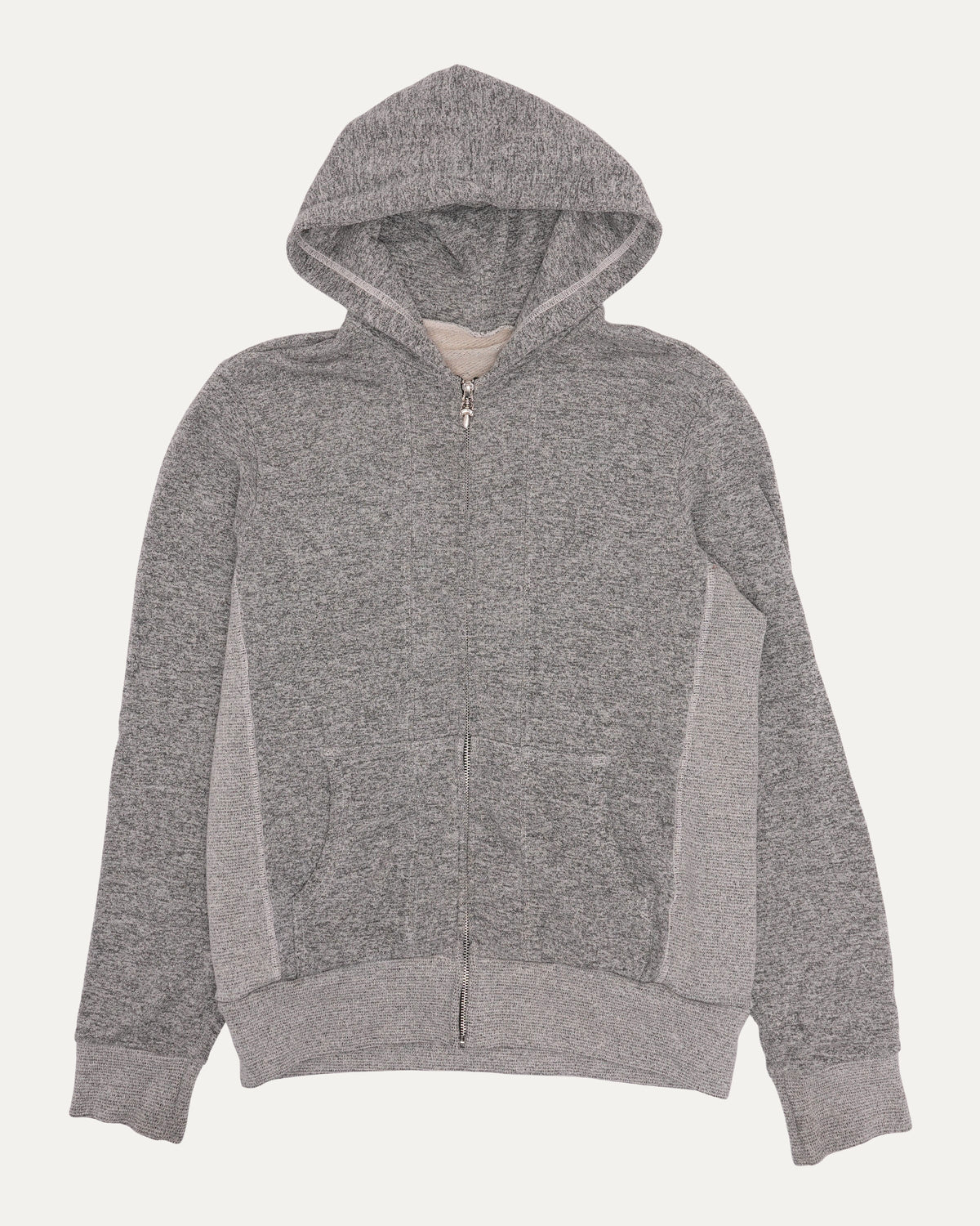 Rayon Blend Zip Up Hoodie
