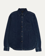 Cross Patch Loose Ends Denim Shirt