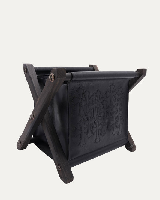 Leather Cross Patch Magazine Holder